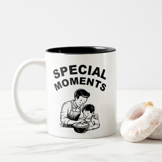 Speciella ögonblick Fars dag Mugg (Med munk)