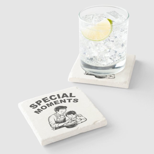 Speciella ögonblick Fars dag Stenunderlägg (Sidan)