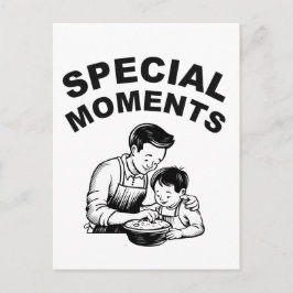 Speciella ögonblick Fars dag Vykort