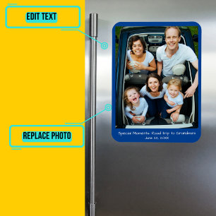 Speciella ögonblick Fotomagneter (porträtt) Magnet