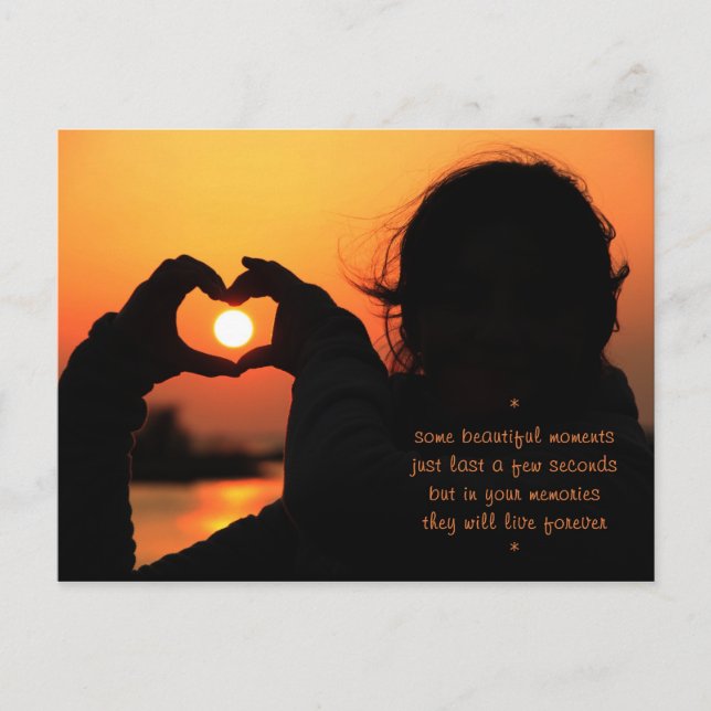 Speciella ögonblick - Kärlek Vykort (Framsida)