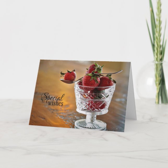 Speciella Önskemål för ett Grattis på födelsedagen Kort (Framsida)