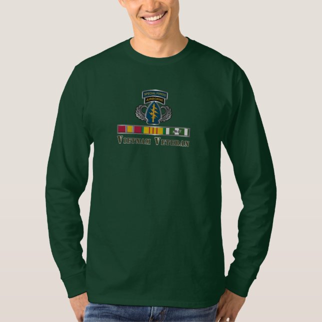 Speciella operationer Vietnam Veteraner T Shirt (Framsida)
