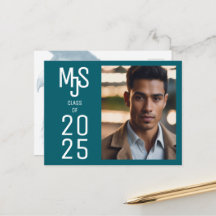 Speciella personliga examensannonserings vykort