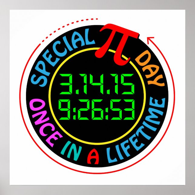 Speciella pi-dagen 2015 poster (Framsidan)