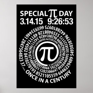 Speciella pi-dagen 2015, Spiral Poster