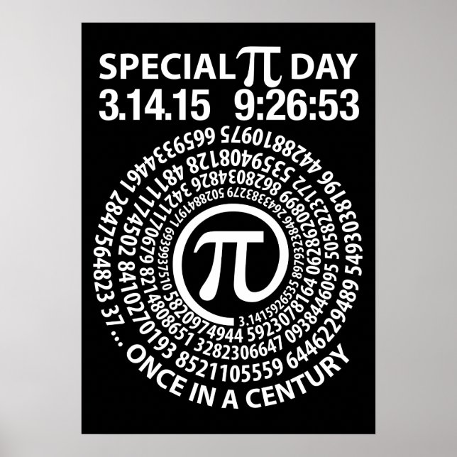 Speciella pi-dagen 2015, Spiral Poster (Framsidan)