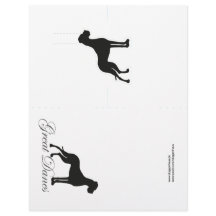 Speciella popup Great dane-kort