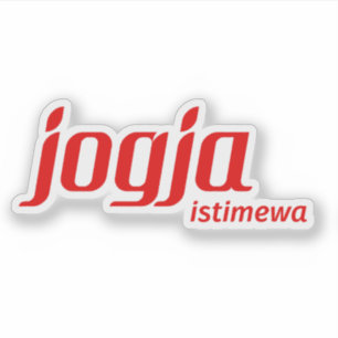 Speciella regionen Yogyakarta logotyp, Indonesien Klistermärken