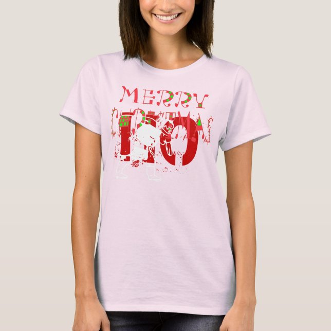 Speciella Santa God jul T-Shirt (Framsida)