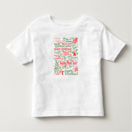 Speciella Småbarn Toppar för nyår och jul! T Shirt