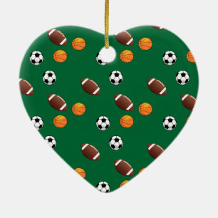 Speciella sportvadar - jul julgransprydnad keramik
