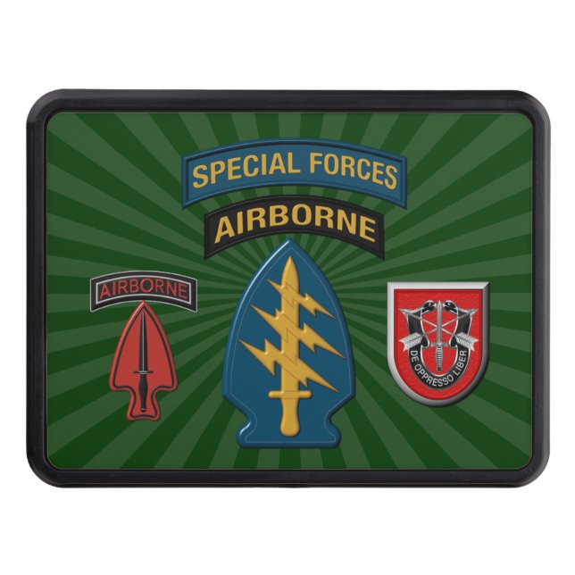 Speciella styrgruppen 7:e (flygburen) dragkroksskydd (Framsidan)