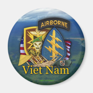 speciella styrkor grönt berets macv sog vietnam Ma Magnet