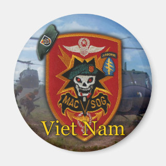 speciella styrkor grönt berets macvsog vietnam magnet