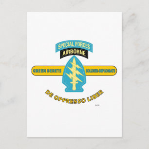 SPECIELLA STYRKOR LUFTBORNE "DE OPPRESSO LIBER" VYKORT