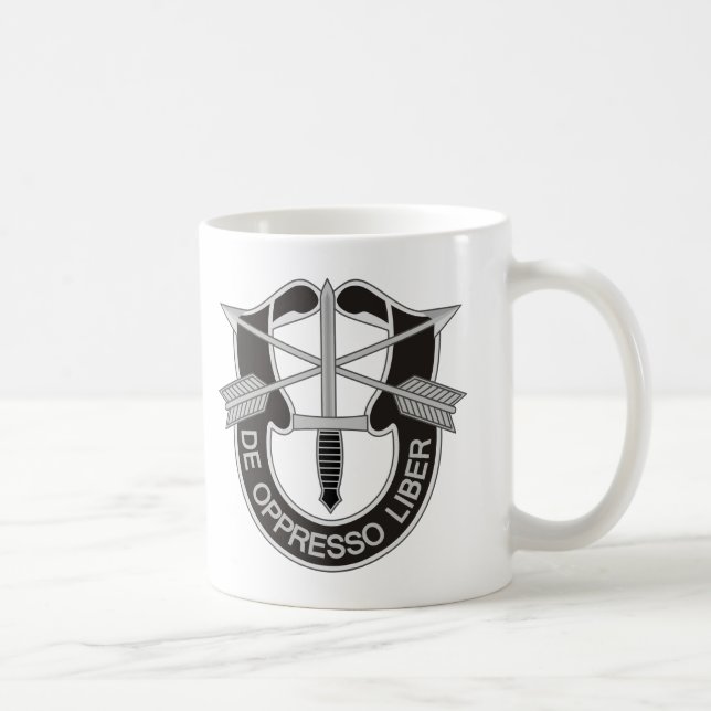 Speciella styrkor SF De Oppresso Liber Kaffemugg (Höger)