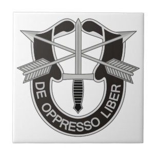 Speciella styrkor SF De Oppresso Liber Kakelplatta