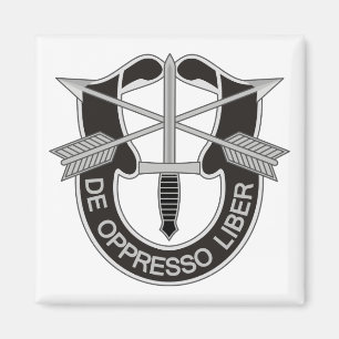 Speciella styrkor SF De Oppresso Liber Magnet