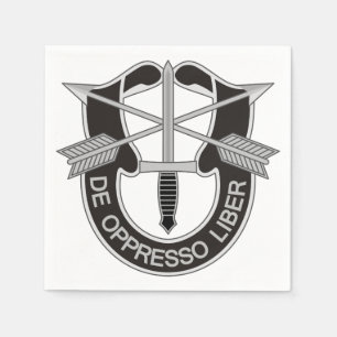 Speciella styrkor SF De Oppresso Liber Pappersservett