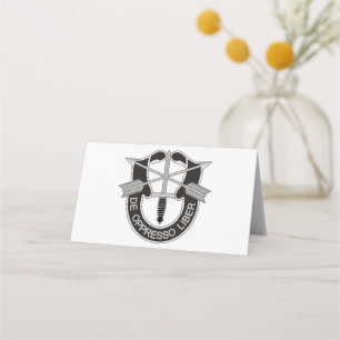 Speciella styrkor SF De Oppresso Liber Placeringskort