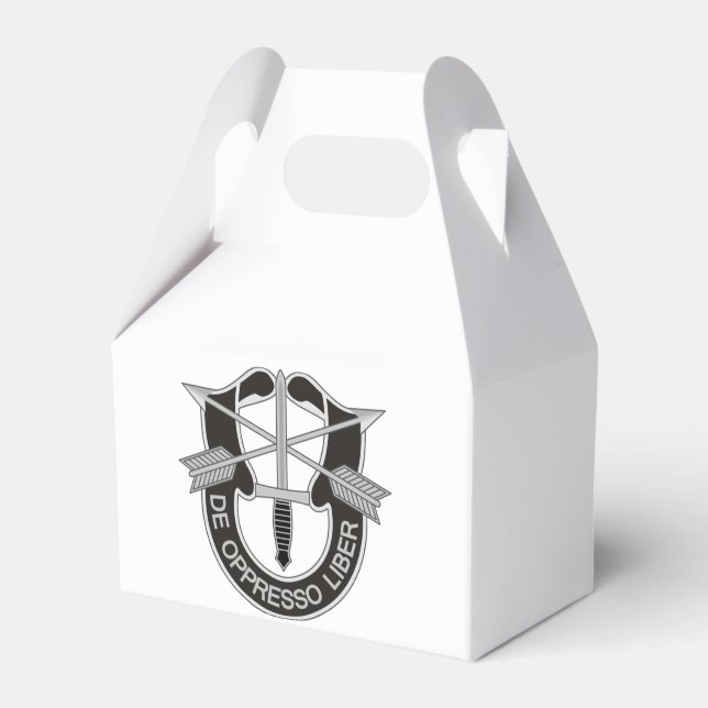 Speciella styrkor SF De Oppresso Liber Presentaskar (Framsidan Sidan)