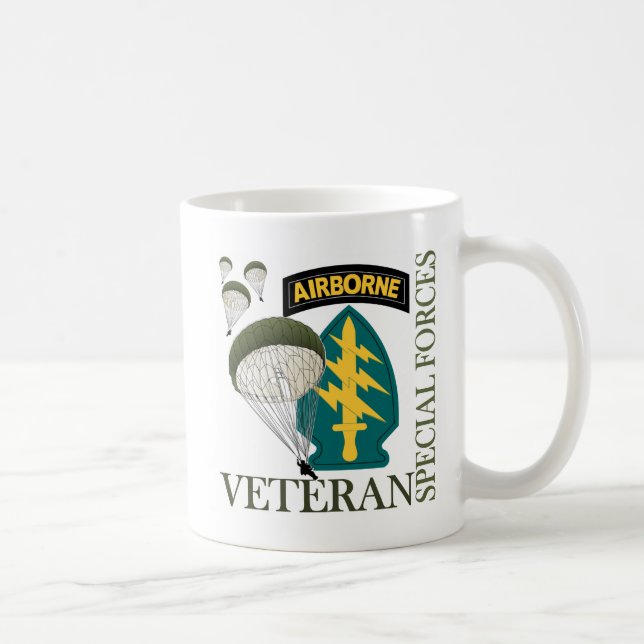 Speciella styrkor Veteran - Flygburen Kaffemugg (Höger)