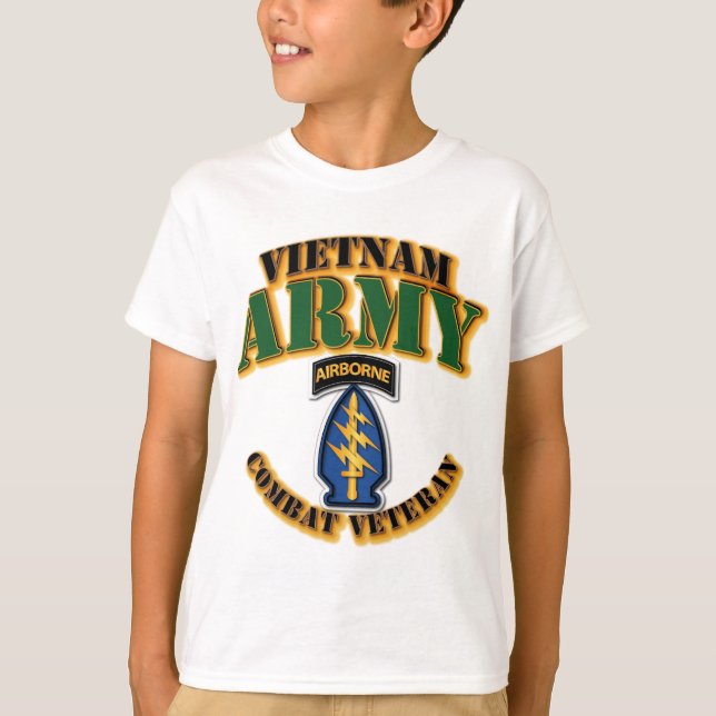 Speciella styrkor Vietnam - stridVet. Tee Shirt (Framsida)