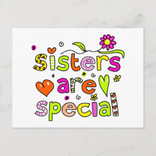 Speciella systrar vykort
