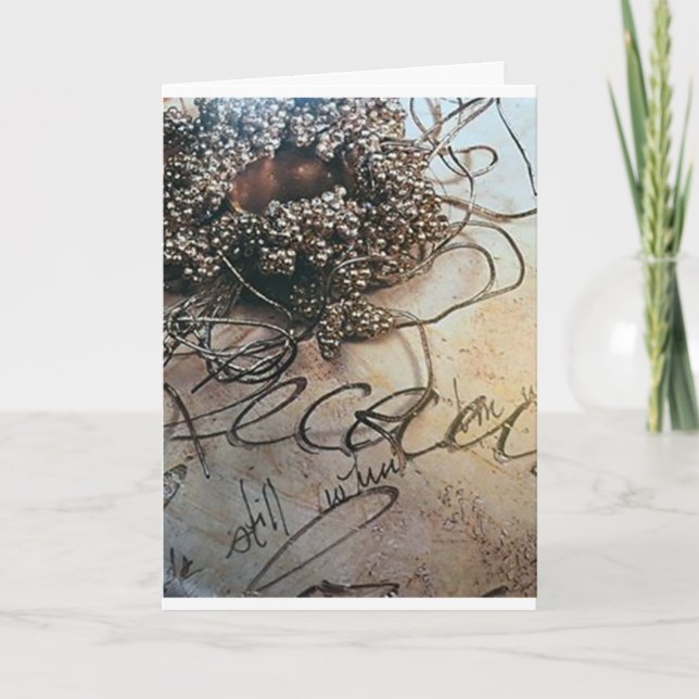 *SPECIELLA TIDER - SPECIELLA VÄNNER* GOD JUL KORT (Framsida)