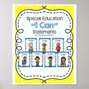 Speciella undervisningsprogram Poster