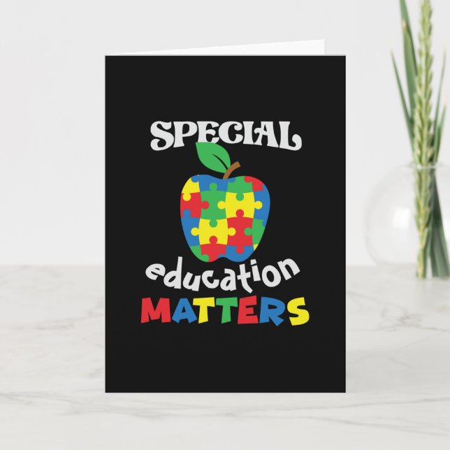 Speciella utbildningsfrågor - Cute Teacher Kort (Framsida)