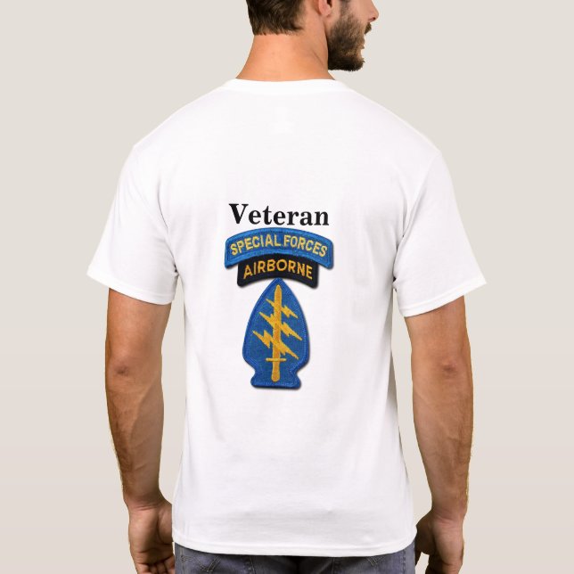Speciella veteran för basker SFG SF för T-shirt (Baksida)