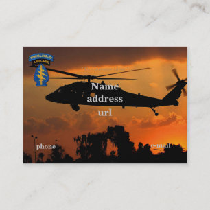 Speciella Vets för basker SFG SF LRRP för Visitkort