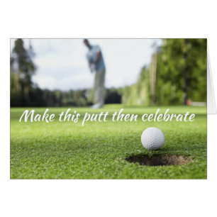 ***SPECIELLARE GOLFER S*** BIRTHDAG "UNDERBARARE R HÄLSNINGSKORT