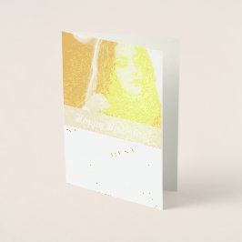 Speciellt 40:e födelsedag Party fotomonogram Folierat Kort