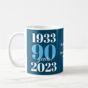 Speciellt 90:e födelsedag kaffemugg
