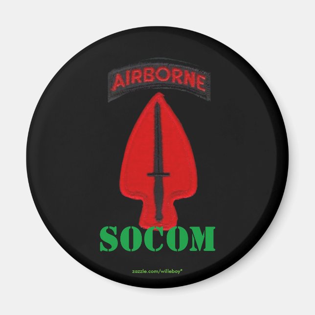 speciellt åtgärdskommando socom soc patch Magnet (Framsidan)
