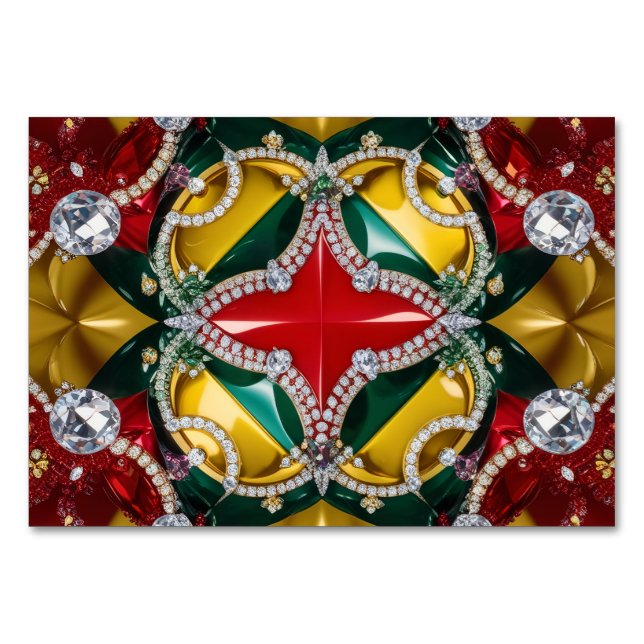 Speciellt bord-kort med Los Angeles Färg Bordsnummer (Framsidan)