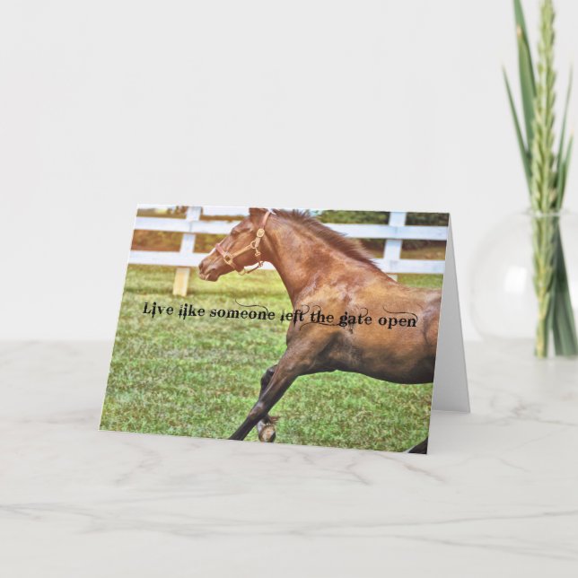 SPECIELLT CONNEMARA-hälsningskort Tack Kort (Framsida)