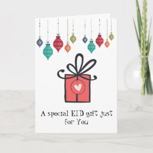Speciellt Eid gåvakort Kort