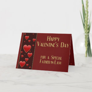 Speciellt Far-i-Law Masculine Valentine Card Helgkort