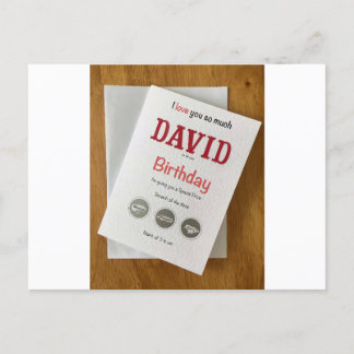 Speciellt födelsedagskort för din vän vykort