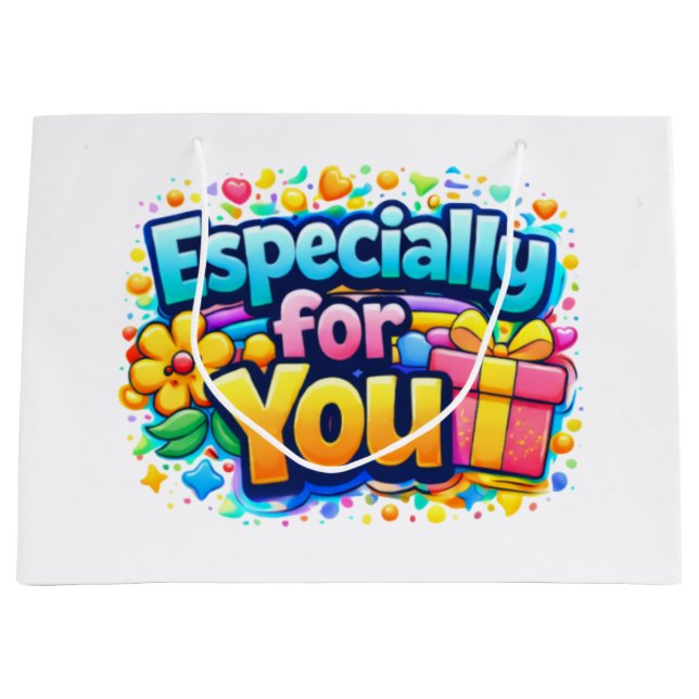 Speciellt för dig – Söt blommig design för present (Framsidan)