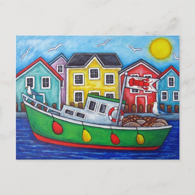 Speciellt havskort vykort (Framsida)