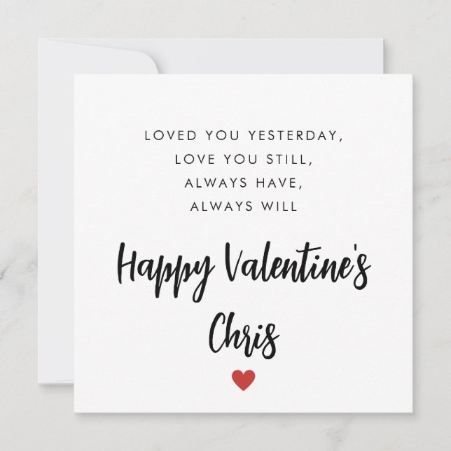 Speciellt kort för alla hjärtans Dikt (Framsida)