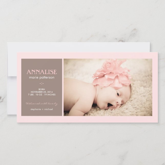 Speciellt meddelande om födelsemeddelande i Photo  (Framsida)