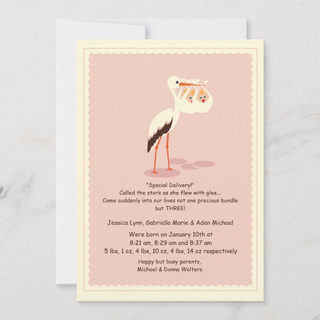 Speciellt meddelande om födelsetal för leverans (Framsida)