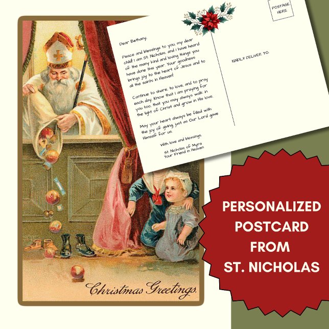 Speciellt meddelande till Child St. Nicholas of My Vykort (Skapare uppladdad)