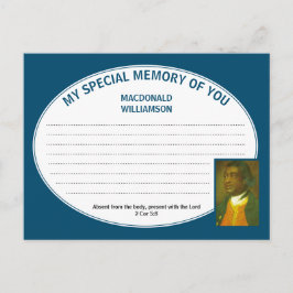 SPECIELLT MINNE FÖR DIG  fotominneskort Vykort